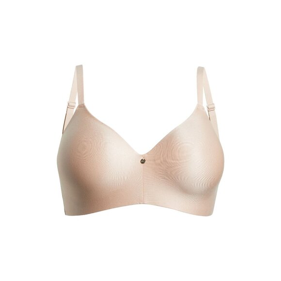 🆕CHANTELLE C Jolie Wireless Full Coverage T-Shirt Bra 36DD Beige #13BQ9 - Picture 7 of 11